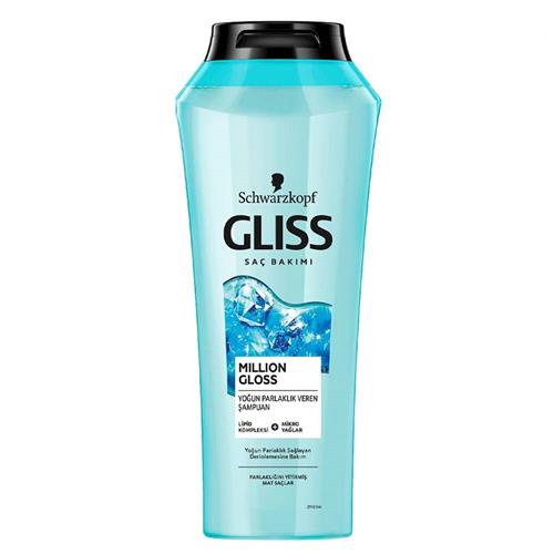 شامپو گلیس درخشان کننده موهای آسیب دیده مدل Million Gloss حجم 400 میل