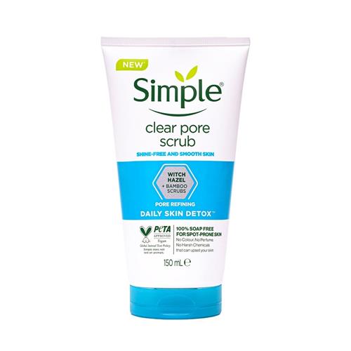 اسکراب صورت سیمپل مدل clear pore حجم 150 میل