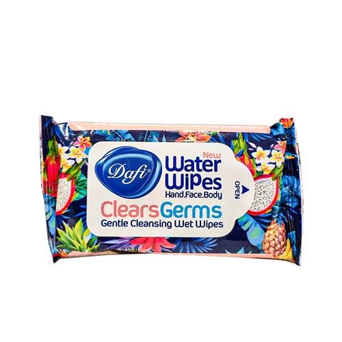 دستمال مرطوب دافی پاک کننده دست و صورت مدل clears germs بسته 12 عددی