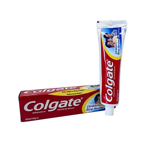 خمیر دندان خانواده colgate مدل Çürüklere Karşı Koruma حجم 100 میل 