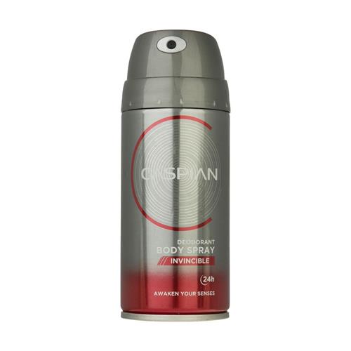 اسپری خوشبو کننده بدن مردانه کاسپین مدل INVINCIBLE  حجم 150 میل