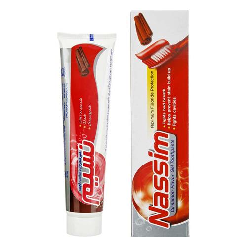 خمیر دندان ژلی دارچین نسیم  حجم 100 گرم