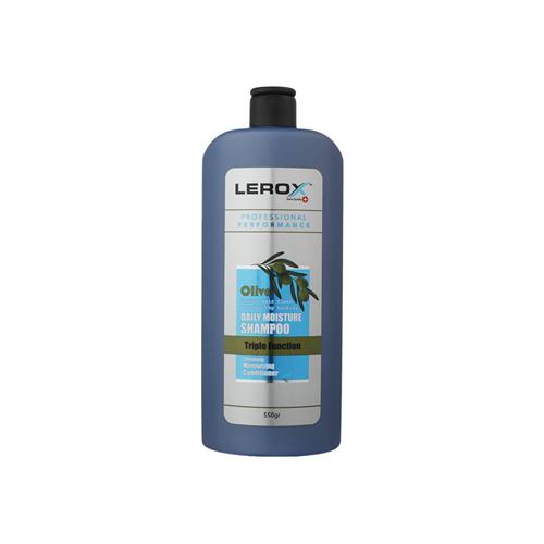 شامپو روزانه و مرطوب کننده مو لروکس حاوی عصاره زیتون 550 گرم