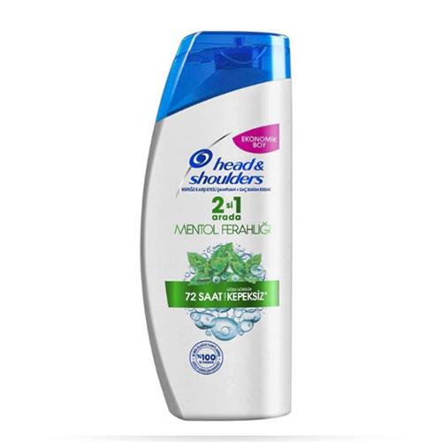 شامپو نعنایی ضد شوره 2 در 1 هد اند شولدرز مدل Mentol Ferahligi حجم 600 میل