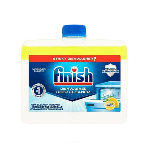 مایع جرمگیر ماشین ظرفشویی فینیش با رایحه لیمو ۲۵۰ میل