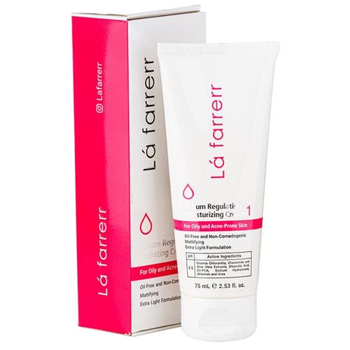 کرم کنترل کننده چربی و مات کننده پوست لافارر 75 میلی لیتر