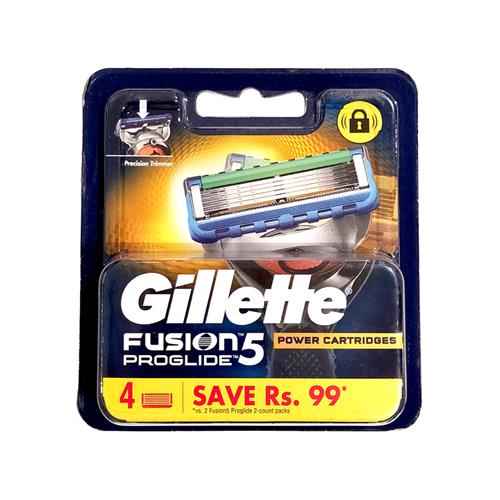 تیغ یدک ژیلت مدل Fusion Proglide Power 5 ‏بسته 4 عددی