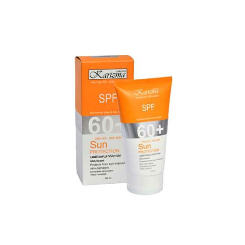 کرم ضد آفتاب بی رنگ کاریزما spf60 حجم 150 میل 