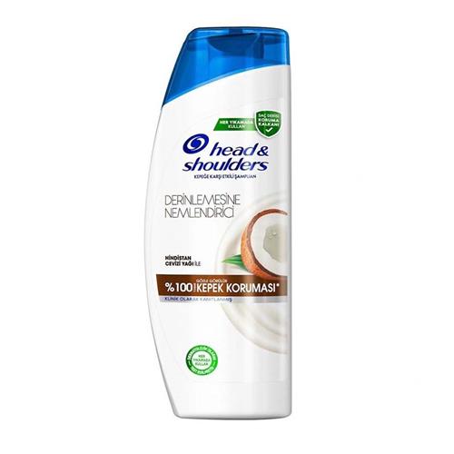 شامپو ضد شوره هد اند شولدرز مدل DERINLEMESINE NEMLENDIRICI حجم 350 میل 