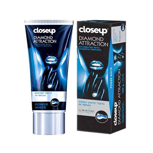 خمیر دندان سفید کننده کلوزآپ مدل DIAMOND ATTRACTION حجم ۷۵ میلی لیتر
