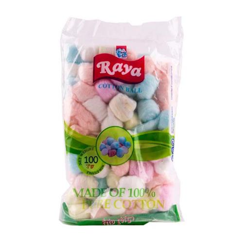 پنبه توپک رایا  حجم 100 گرم