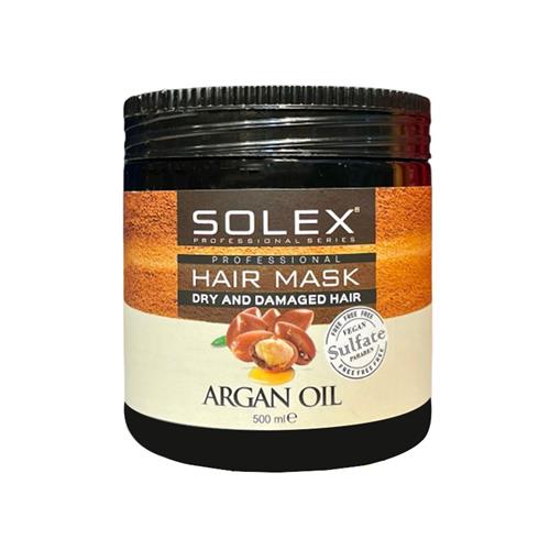 ماسک مو بدون سولفات solex حاوی روغن آرگان حجم 500 میل	