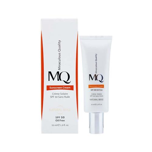 ضدآفتاب رنگ بژ طبیعی MQ ام کیو SPF50 