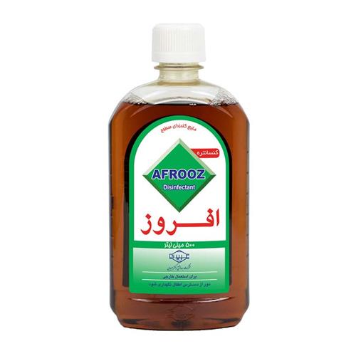مایع ضدعفونی کنسانتره سطوح افروز حجم 500 میل