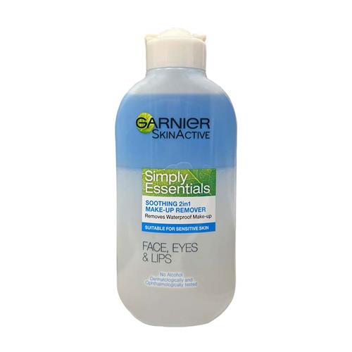 آرایش پاک کن دو فاز گارنیر مدل Simply  Essentials 2in1 حجم 200 میل 