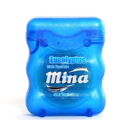 نخ دندان نازک مینا با رایحه اکالیپتوس مدل Oral Star  طول 50 متر