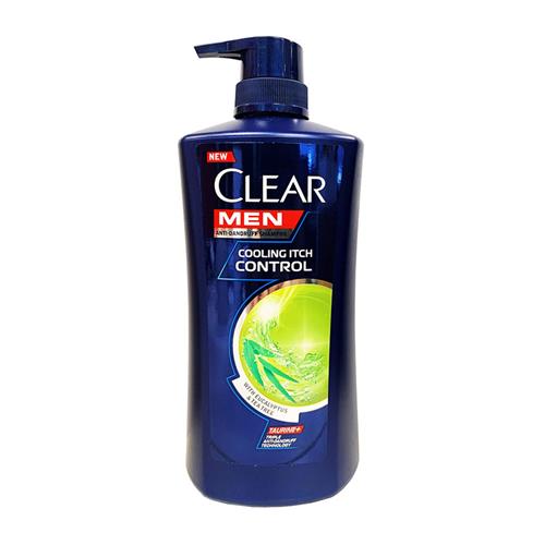 شامپو پمپی ضدشوره و خنک کننده مردانه کلیر مدل  Cooling Itch Control حجم 650 میل 
