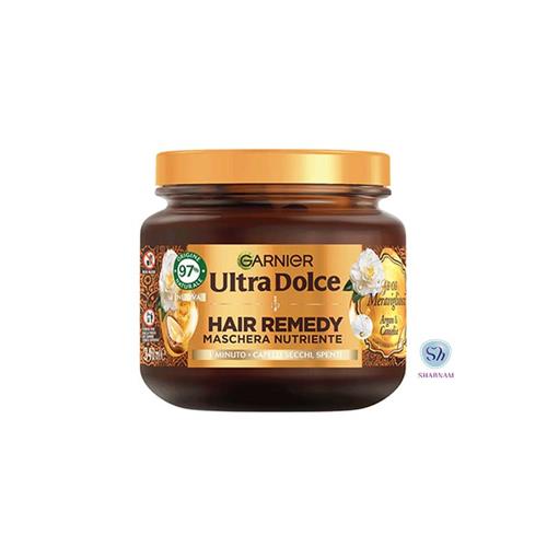 ماسک مو درخشان کننده و تغذیه کننده گارنیر حاوی روغن آرگان و کاملیا حجم 300 میل 