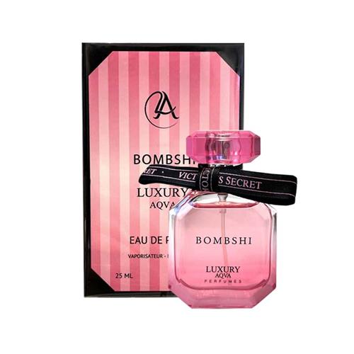 عطر مینی لاکچری آکوآ مدل Bombshi حجم 25 میل 