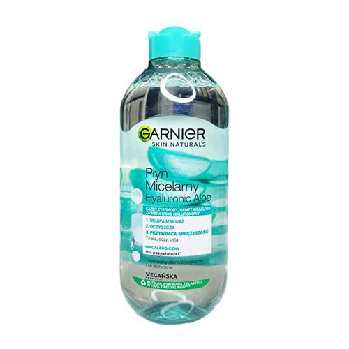 میسلار واتر گارنیر مدل هیالورونیک اسید و آلوئه ورا حجم 400 میل 