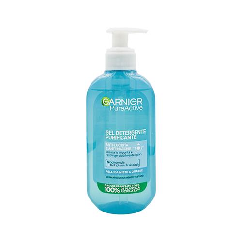 ژل شستشو پمپی گارنیر مدل Pure Active مناسب پوست چرب حجم 200 میل