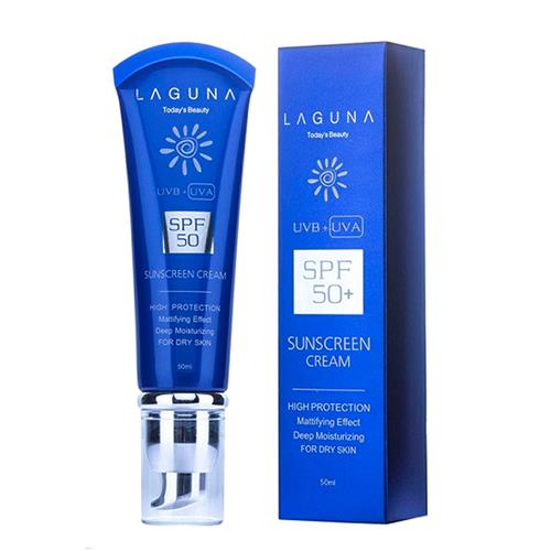 کرم ضد آفتاب لاگونا مناسب پوست خشک 50 میل 