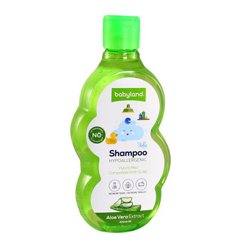 شامپو بچه حاوی عصاره آلوئه ورا بیبی لند مدل Aloe Vera Extract 