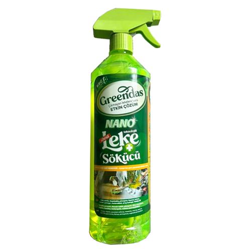  اسپری نانو چند منظوره گرینداس Greendas Leke Sökücü پاک کننده و ضد عفونی کننده سطوح 1000 میل