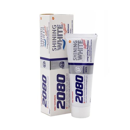 خمیردندان 2080 مدل شاینینگ وایت حجم 100 گرم 