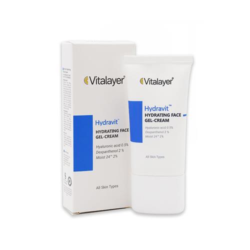ژل کرم آبرسان صورت هیدراویت Hydravit ویتالیر حجم 50 میل