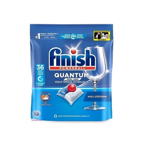 قرص ماشین ظرفشویی فینیش کوانتوم ترکی بسته 36 عددی 