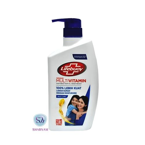 شامپو بدن Multivitamin Antibacterial لایف بوی حجم 500 میل