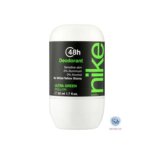 مام رول مردانه نایکی مدل ULTRA GREEN حجم 50 میل 