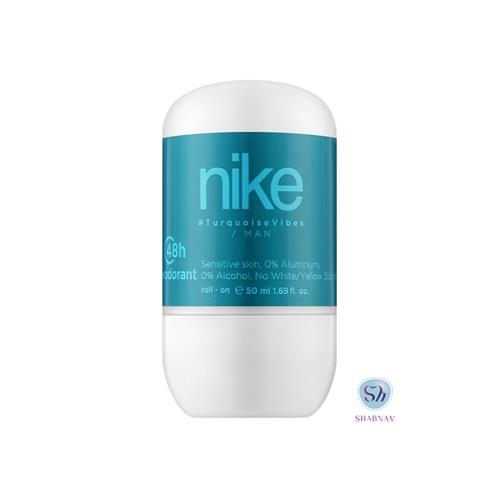 مام رول مردانه نایکی مدل Turquoise Vibes حجم 50 میل 