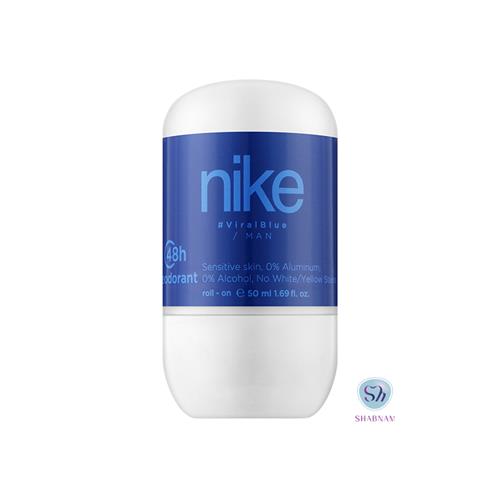 مام رول مردانه نایکی مدل Viral Blue حجم 50 میل