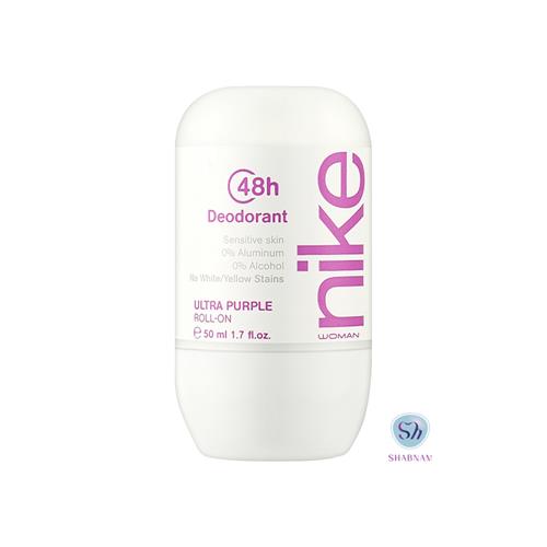مام رول زنانه نایکی مدل Ultra Purple حجم 50 میل