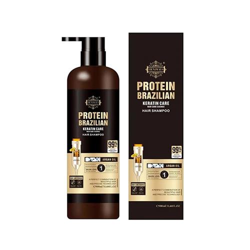 شامپو کراتین پروتئین برزیلی لایتنس حجم 900 میل 