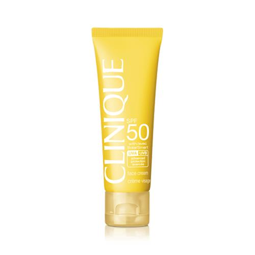 کرم ضد آفتاب بی رنگ کلینیک SPF 50 با تکنولوژی سولار اسمارت حجم 50 میل