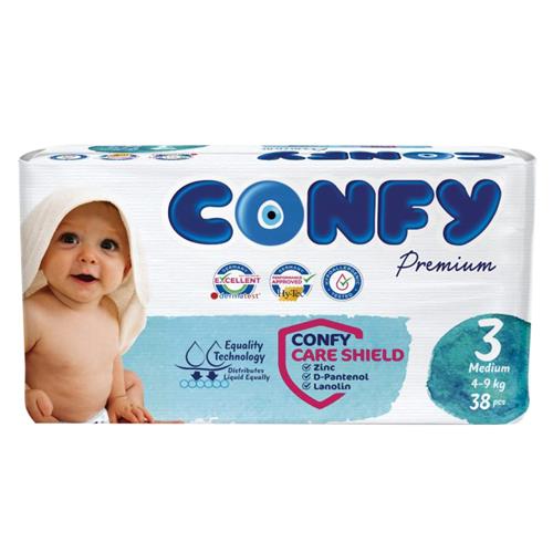 پوشک بچه اقتصادی کانفی سایز3