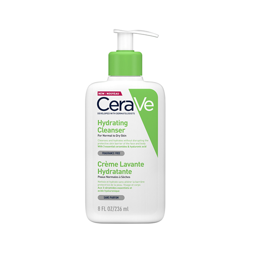 ژل شستشو و آبرسان پوست نرمال و خشک سراوی حجم 236 میل