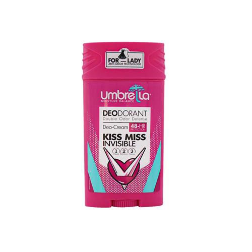 کرم ضدتعریق زنانه آمبرلا مدل کیس میس Kiss miss حجم 90 میل 