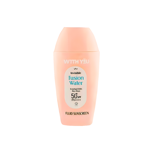 ضد آفتاب فلوئید SPF50 بی رنگ ویت یو Invisible Fusion Water حجم 60 میل