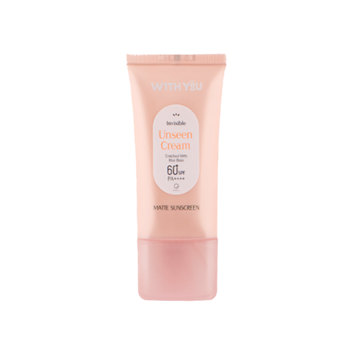 ضد آفتاب کرمی SPF60 بی رنگ ویت یو Unseen حجم 50 میل 