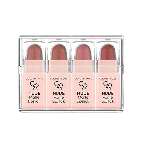 پک مینی رژ لب مات نود گلدن رز Mini Nude Look 