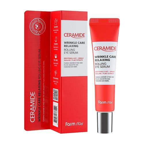 سرم دور چشم غلطکی سراماید فارم‌استی Ceramide حجم 25 میل