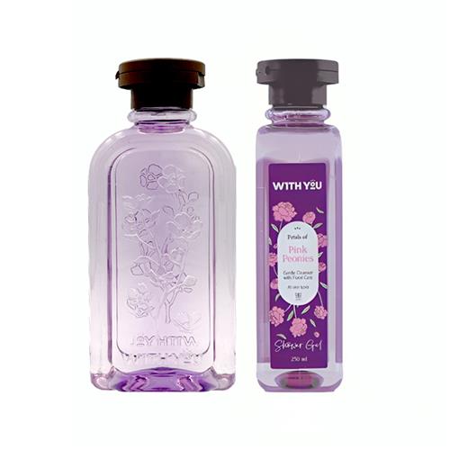 ژل شستشو بدن ویت یو مدل Pink Peonies حجم 250 میل