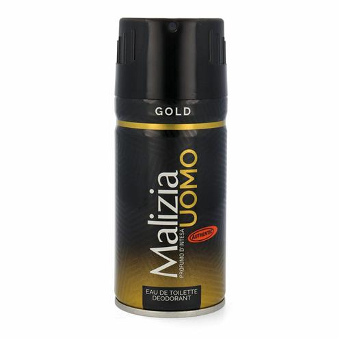 اسپری خوشبو کننده بدن مردانه مالیزیا مدل Gold حجم 150 میل