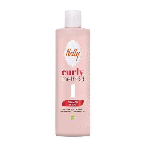 شامپوی مخصوص موهای فر نلی مدل Curly Method 1 حجم 400 میل