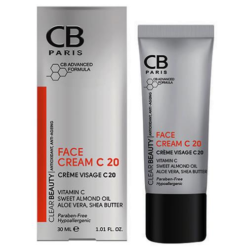 کرم روشن کننده صورت سی بی پاریس حاوی ویتامین C حجم 30 میل