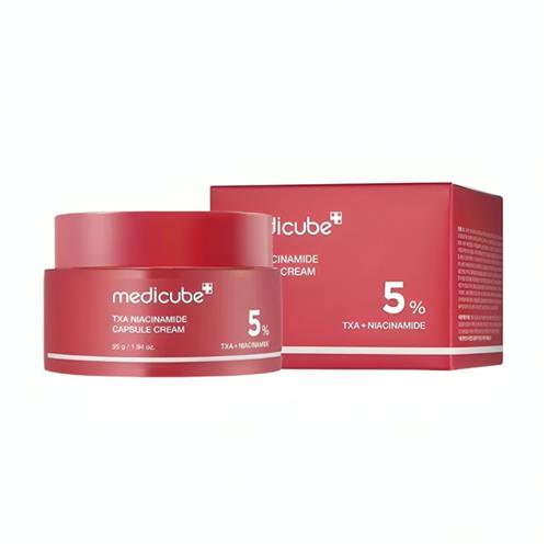  کرم کپسولی روشن کننده TXA نیاسینامید 5% مدیکیوب حجم 55 میل